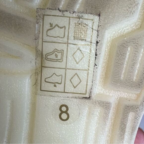 ASOS Snakeskin Leather Ankle Strap Stacked Sole Sandals Size 8 - Picture 7 of 10